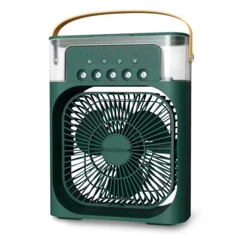 BreezeMist™ Desktop Cooling Fan – Quiet & Portable