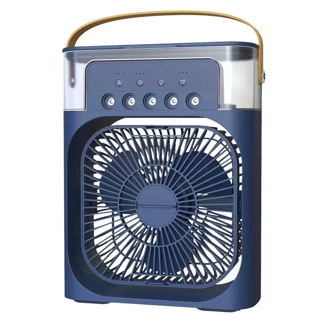 BreezeMist™ Desktop Cooling Fan – Quiet & Portable