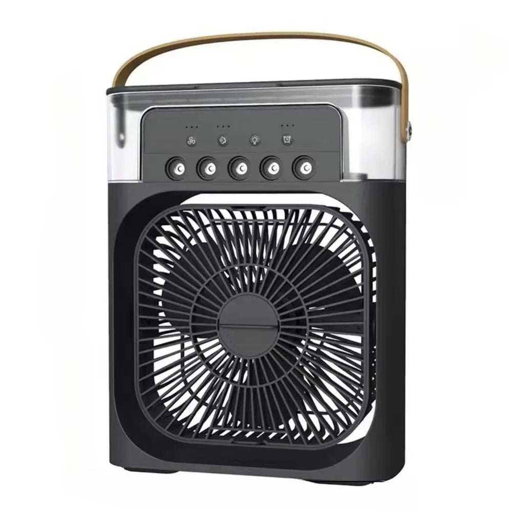 BreezeMist™ Desktop Cooling Fan – Quiet & Portable