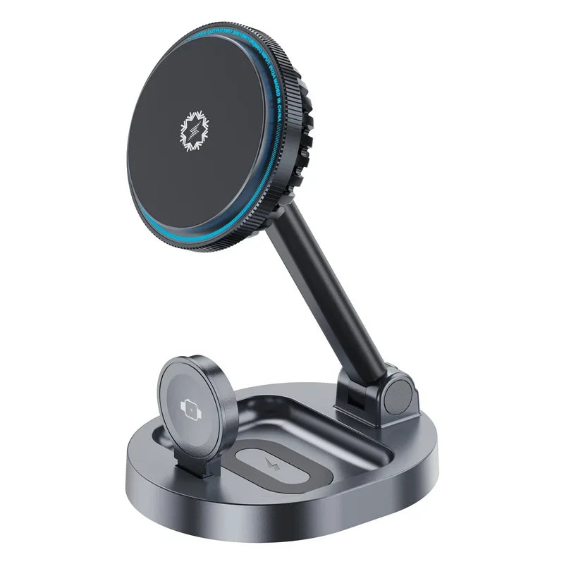 AirCharge™ MagSafe Stand – Fast 3-in-1 Charger with Fan