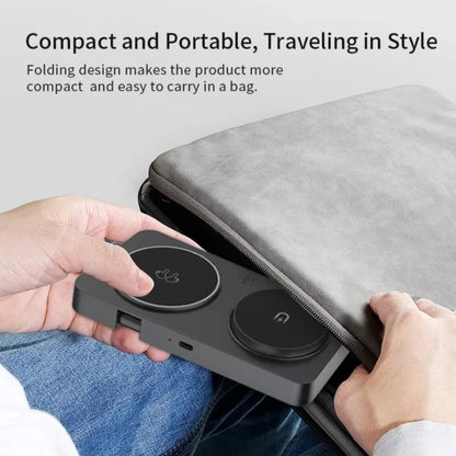 MagCharge™ Foldable 3-in-1 Wireless Charging Station (Apple Devices)