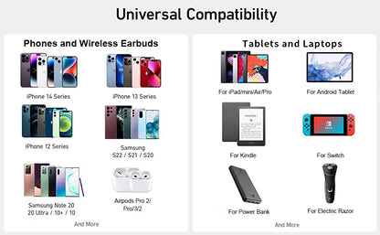 3 in 1 Magnetic Charging Stand 100W Fast Charger Phone Stand with USB-C Lightning Magnetic Charging Cable iPhone Charger airpods