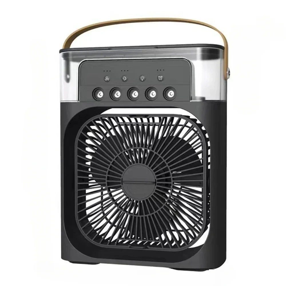 BreezeMist™ Desktop Cooling Fan – Quiet & Portable