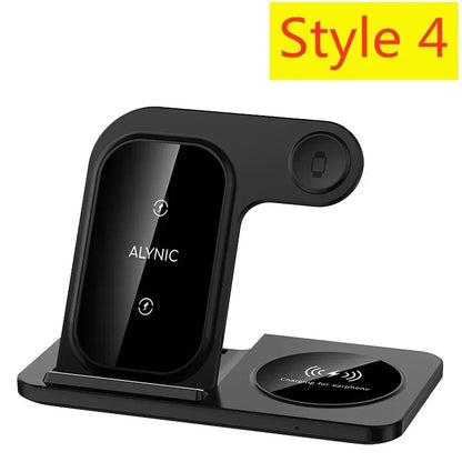 TriDock™ 3-in-1 Charger Stand for iPhone & Apple Watch