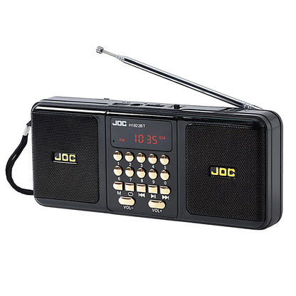 Portable FM Radio Rechargeable Battery Wireless Speaker Support TF USB MP3 Player Bluetooth-compatible Speaker With FM Receiver
