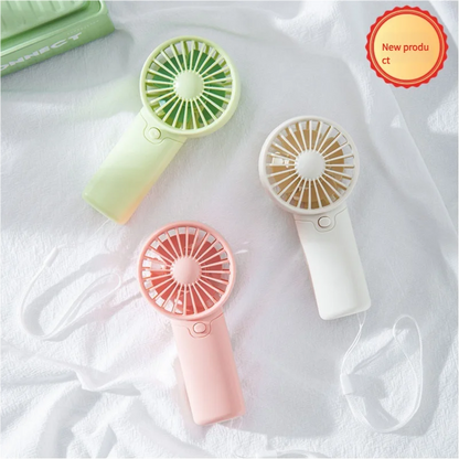 MEET SUN Portable Fan Convenient Creative Small Fan Pocket Hand-held Fan Lightweight AA Battery Handheld Mini Fan Air Coolers