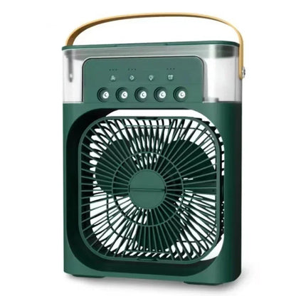 BreezeMist™ Desktop Cooling Fan – Quiet & Portable