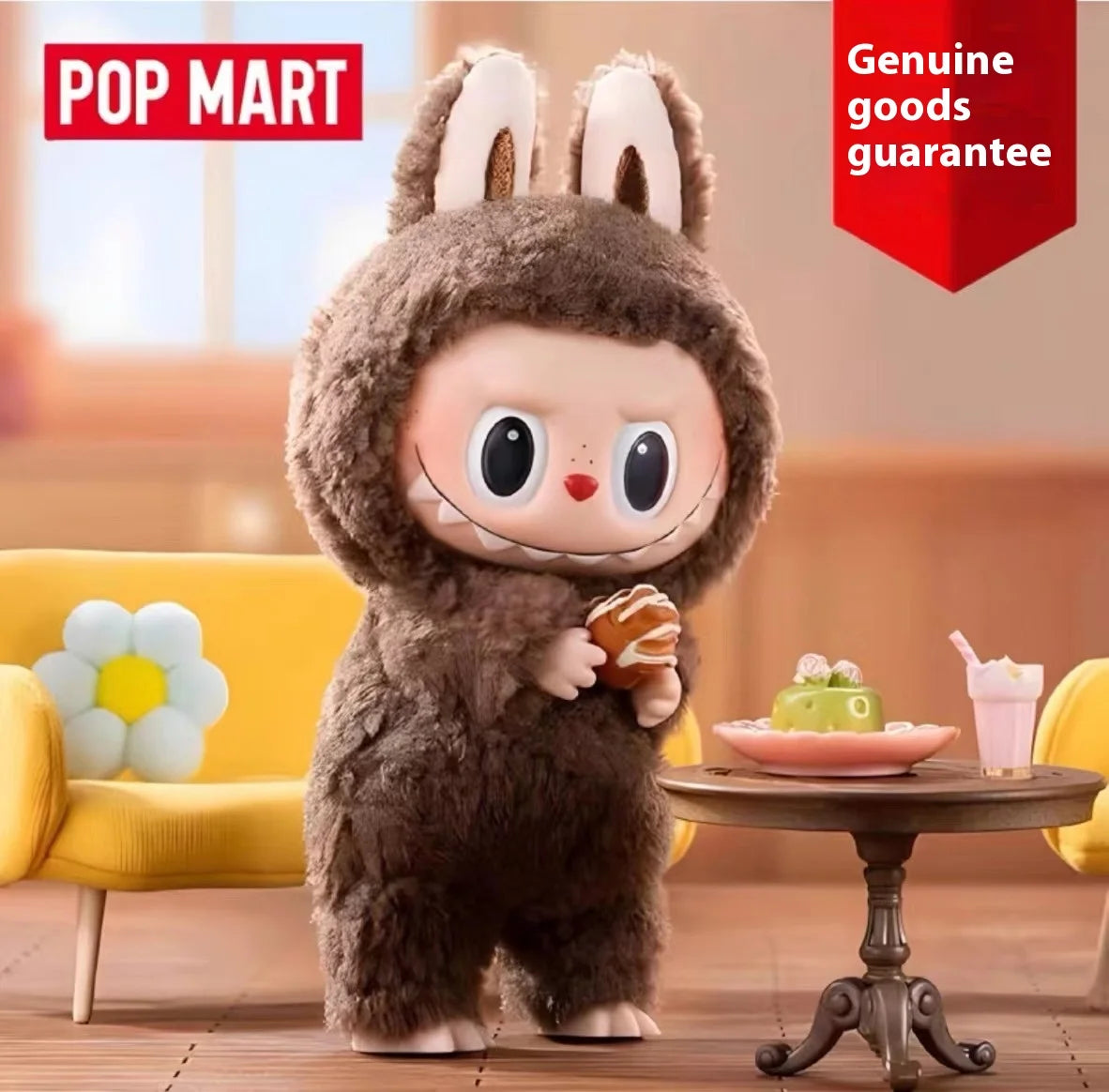 Labubu The Monsters Blind Box Figure Kawaii Cardiac Macaron Collectible Toy Gift 1:1 Authentic Model for Birthday Christmas