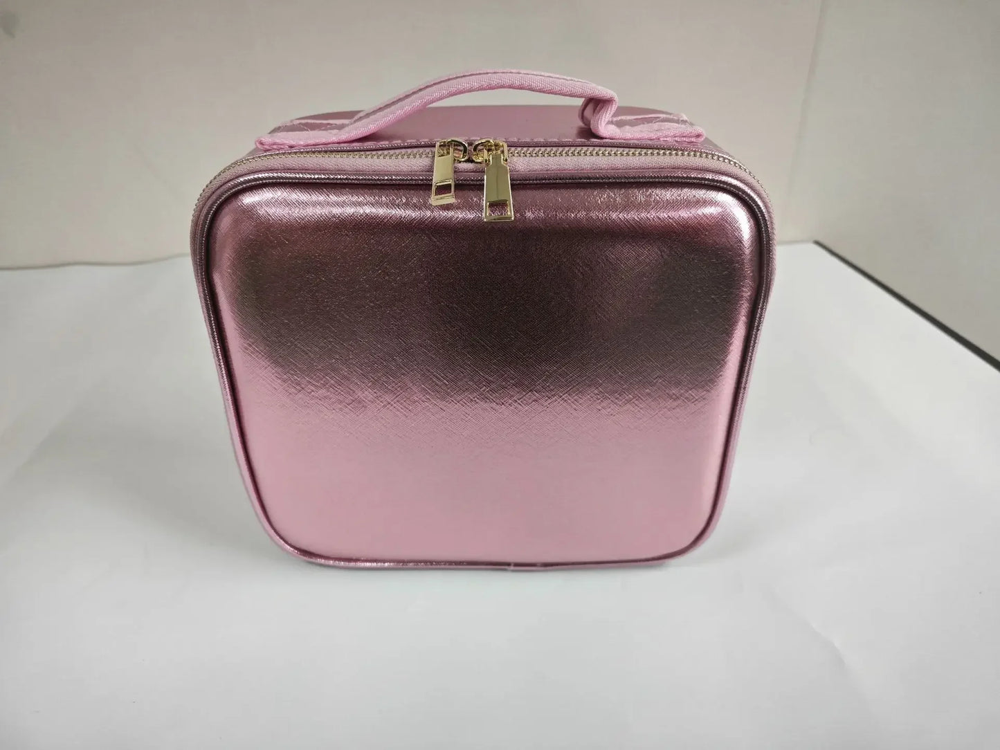 LED Lighted Travel Makeup Bag With Mirror Portable Waterproof Makeup Organizer Cosmetic Case, Birthday Gift For Girls Women