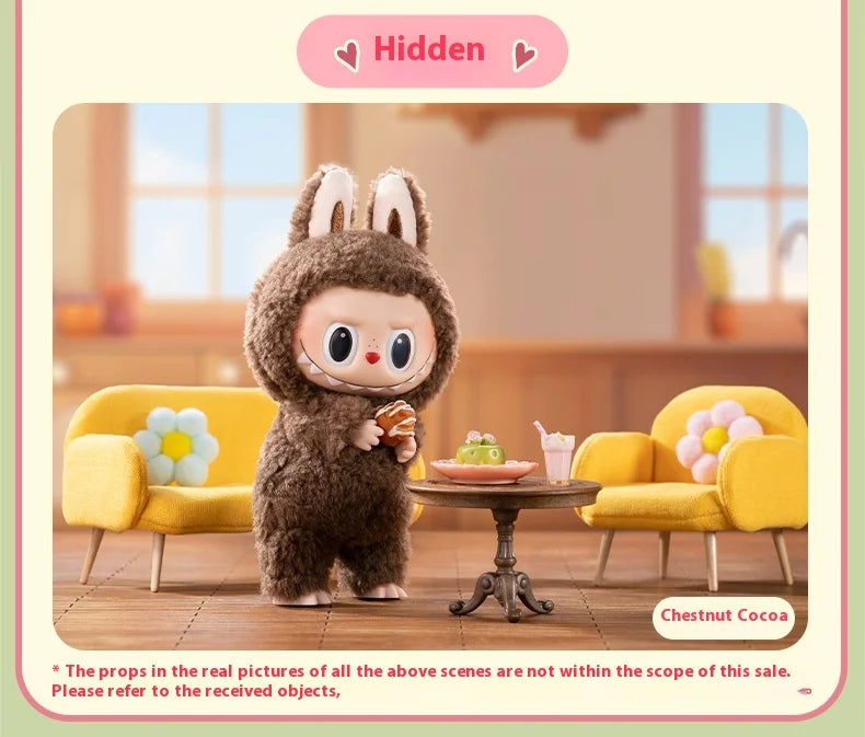 Labubu The Monsters Blind Box Figure Kawaii Cardiac Macaron Collectible Toy Gift 1:1 Authentic Model for Birthday Christmas