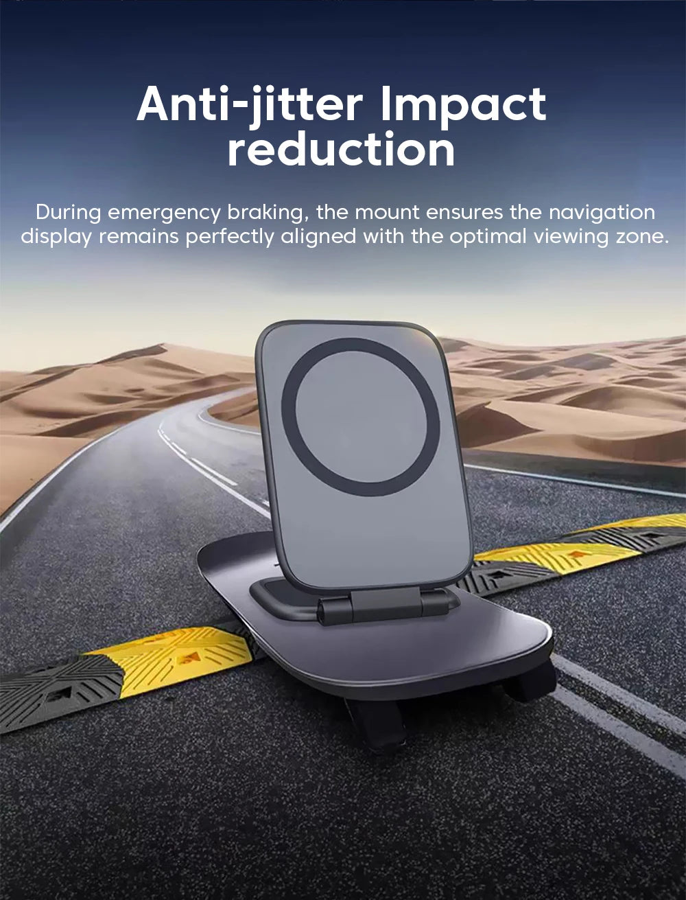 Ultrathin Car Magnetic Mobile Phone Holder Adjustable Foldable Anti-shake Vehicle Navigation Phone Universal Stand Accessories