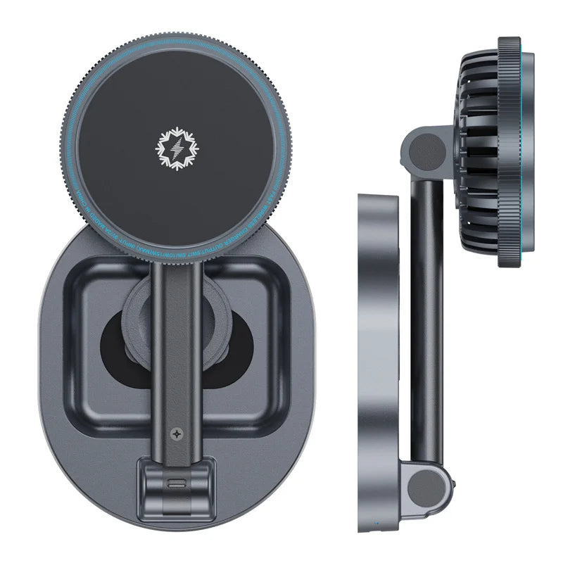 AirCharge™ MagSafe Stand – Fast 3-in-1 Charger with Fan