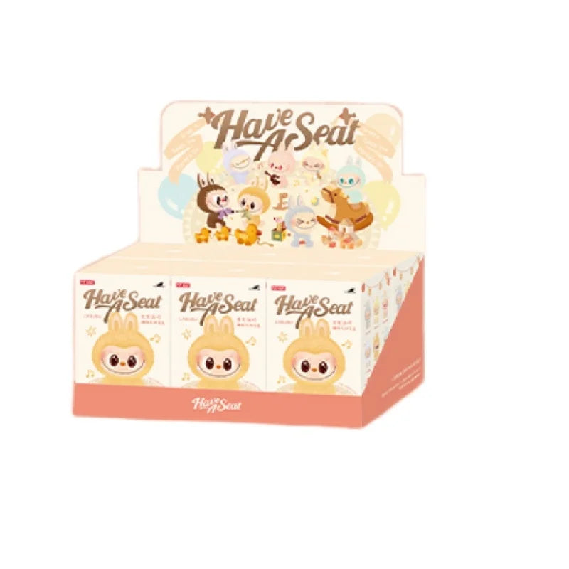 Labubu The Monsters Blind Box Figure Kawaii Cardiac Macaron Collectible Toy Gift 1:1 Authentic Model for Birthday Christmas