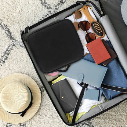 Portable Makeup Train Case with Mirror Light