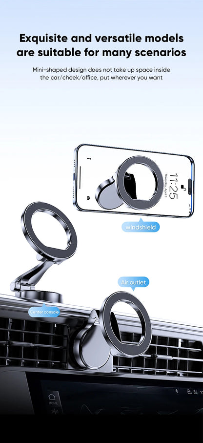 1080 Magsafe Car Phone Holder For Vehicles Mobile Support For The Car Cell Phone Holder in Car For iPhone 17 16 Pro Max Plus