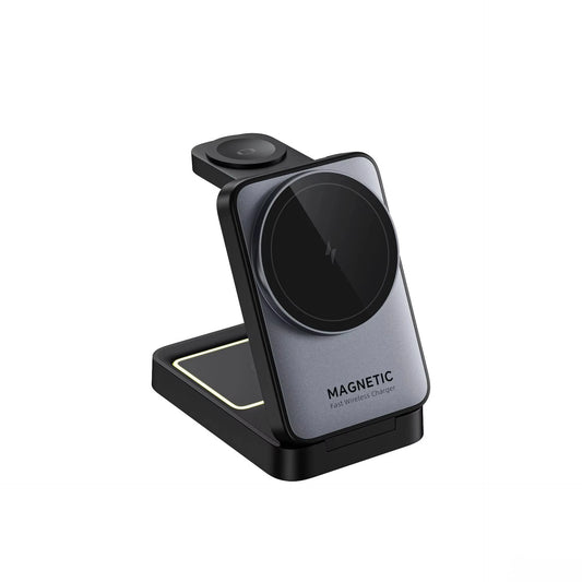 TriFold™ Magnetic Wireless Charger – 15W Fast Charging