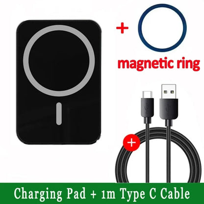 Car Phone Holder Stand Mount 30W Magnetic Car Wireless Charger For Magsafe iPhone 12 13 14 15 Pro Max Mini Fast Charging Station